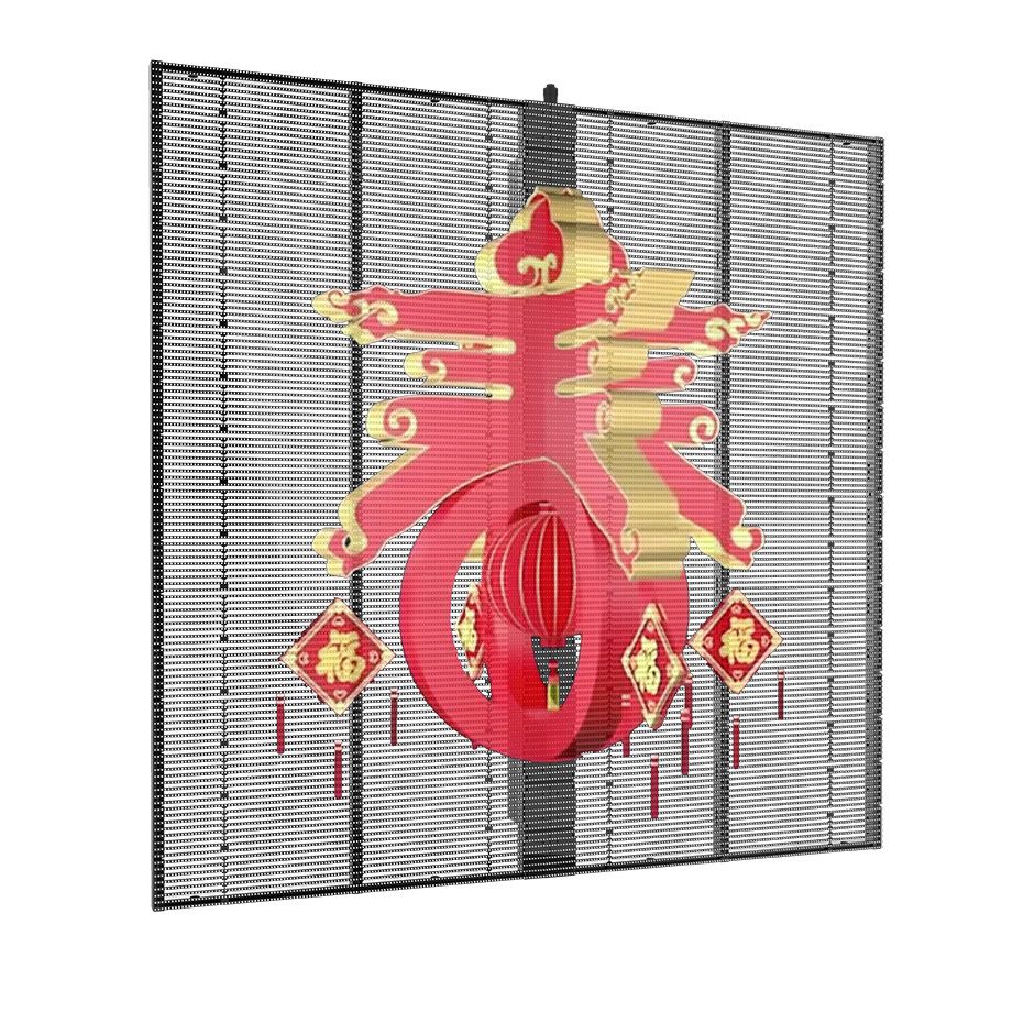 P2.6mm P3.91mm P7.81mm P10.4mm Transparent LED Display Screen